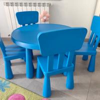 Tavolino e sedie Ikea bambino