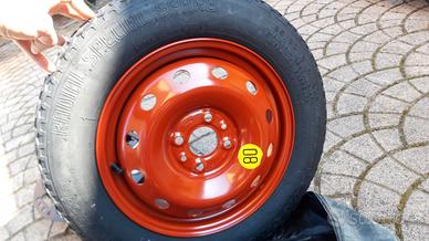 Ruotino di scorta Fiat 135/80 R14 completo di Kit 