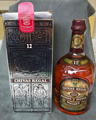 CHIVAS REGAL  12 years old  1litro 43% anni 70