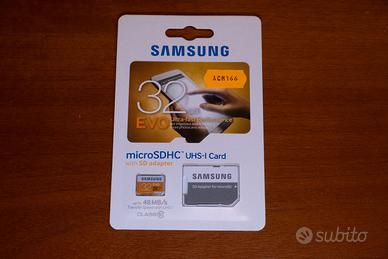 Scheda di memoria Samsung microSDHC, 32GB, 48Mb/s