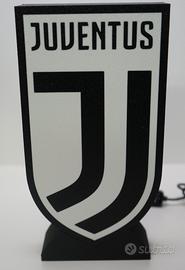 Lampada Led logo Juventus