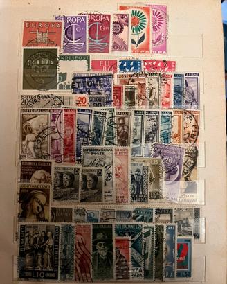 Collezione francobolli dal mondo