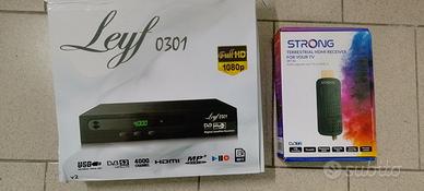 N.2 Decoder (1 satellitare e 1 digitale terrestre)