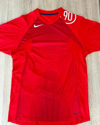 T-shirt tecnica Nike Total 90 rossa running sport