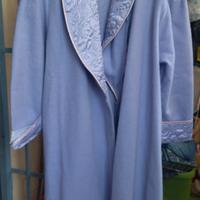 vestaglia donna in pile lilla 