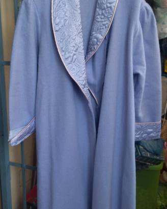 vestaglia donna in pile lilla 