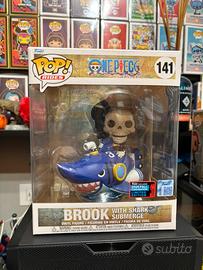 Funko pop Brook with shark submerge 141 one piece