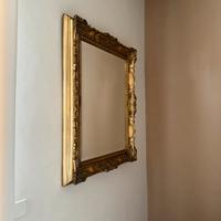 Specchio vintage barocco dorato grande