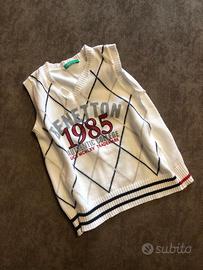 Gilet bimbo in filo-6/9 mesi Benetton #idearegalo