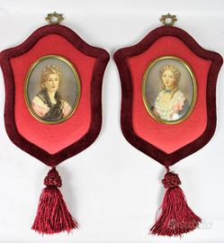 Coppia di miniature