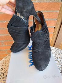 Tronchetti ZARA WOMAN scamosciati - Tg. 38 nere