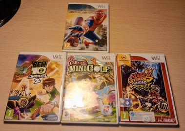 Blocco di quattro giochi Nintendo Wii original PAL
