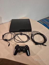 PS3 Slim 160GB Sony con Controller e Cavi