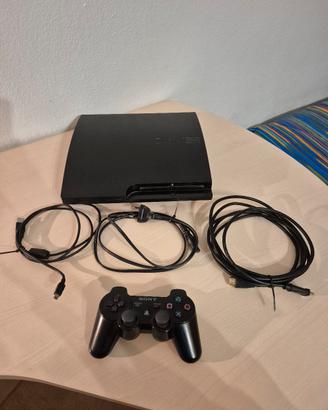 PS3 Slim 160GB Sony con Controller e Cavi