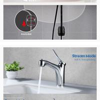 Rubinetto estraibile a doccetta con doppio getto