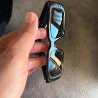 Occhiale PRADA nero lenti nero fumè