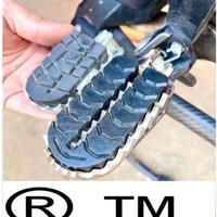 ktm 890 990 pedane maggiorate rally ADV inox 690