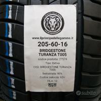 2 gomme 205 60 16 bridgestone a27574