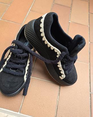 scarpe in camoscio