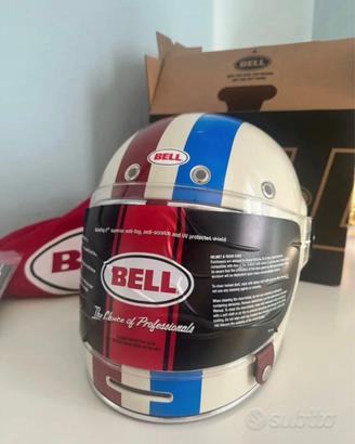Casco Bell bullit rosso e blu