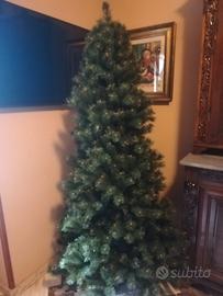 Albero di Natale slim 2.10 m 