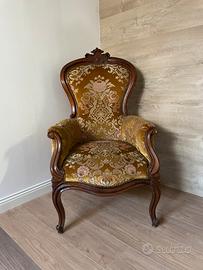 Poltrona in legno Vintage