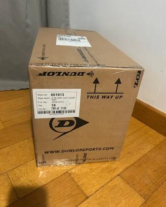 Tennis Ball Dunlop Fort Clay x18