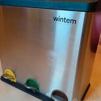 Pattumiera triplo scomparto 3x18lt