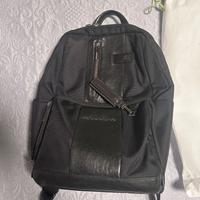 Zaino  Piquadro nero uomo pelle e tessuto