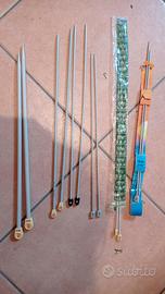 Lotto ferri per maglia uncinetto varie misure