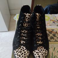 scarpe leather crown 