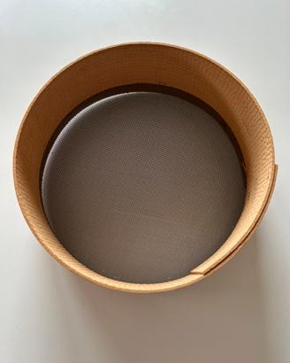 Setaccio con telaio in legno