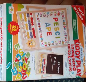 lavagnetta conto e scrivo gioco in legno 