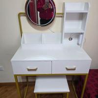 Toeletta con sgabello e specchio led Leroy Merlin
