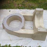 Basamento in vtr per Lombardini