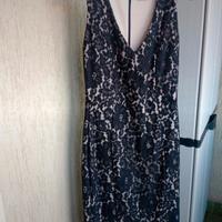 Tubino nero in pizzo Sandro Ferrone