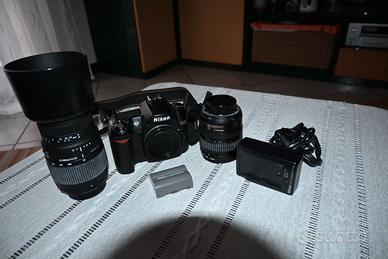 Nikon D80 + Obiettivi Nikon 18-70mm e Sigma 70-300