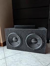 Subwoofer Hertz 25 + amp Ground Zero 1000W