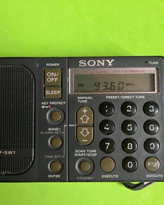 Radio portatile Sony ICF SW1 perfetta