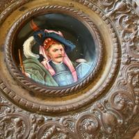 Coppia piatti da collezione dipinti a mano