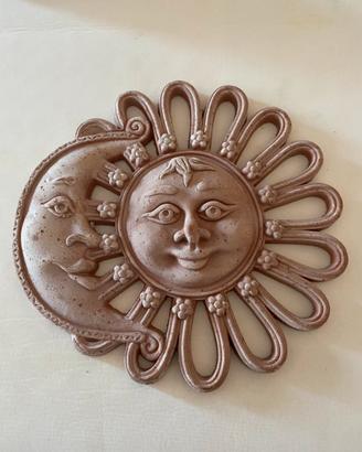 Decorazione sole e luna da parete