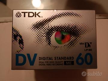 Lotto 8 Videocassette TDK Mini DV 60 Nuove Sigilla