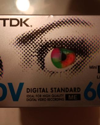 Lotto 8 Videocassette TDK Mini DV 60 Nuove Sigilla