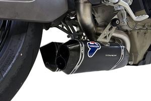 TERMINALI TERMIGNONI TITANIO BLACK + UPMAP DUCATI 