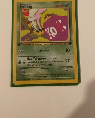 Carta Pokemon KOFFING (usato)