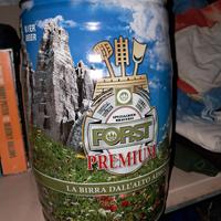 
fusto vuoto birra forst 5 litri alto Adige
come 