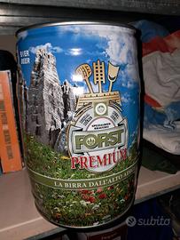 
fusto vuoto birra forst 5 litri alto Adige
come 