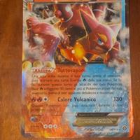 carta pokemon Volcanion EX Full Art 2016