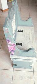 PANCA VINTAGE SHABBY CHIC –  RESTAURATO