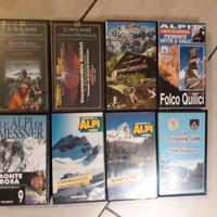 Videocassette di alpinismo e montagna